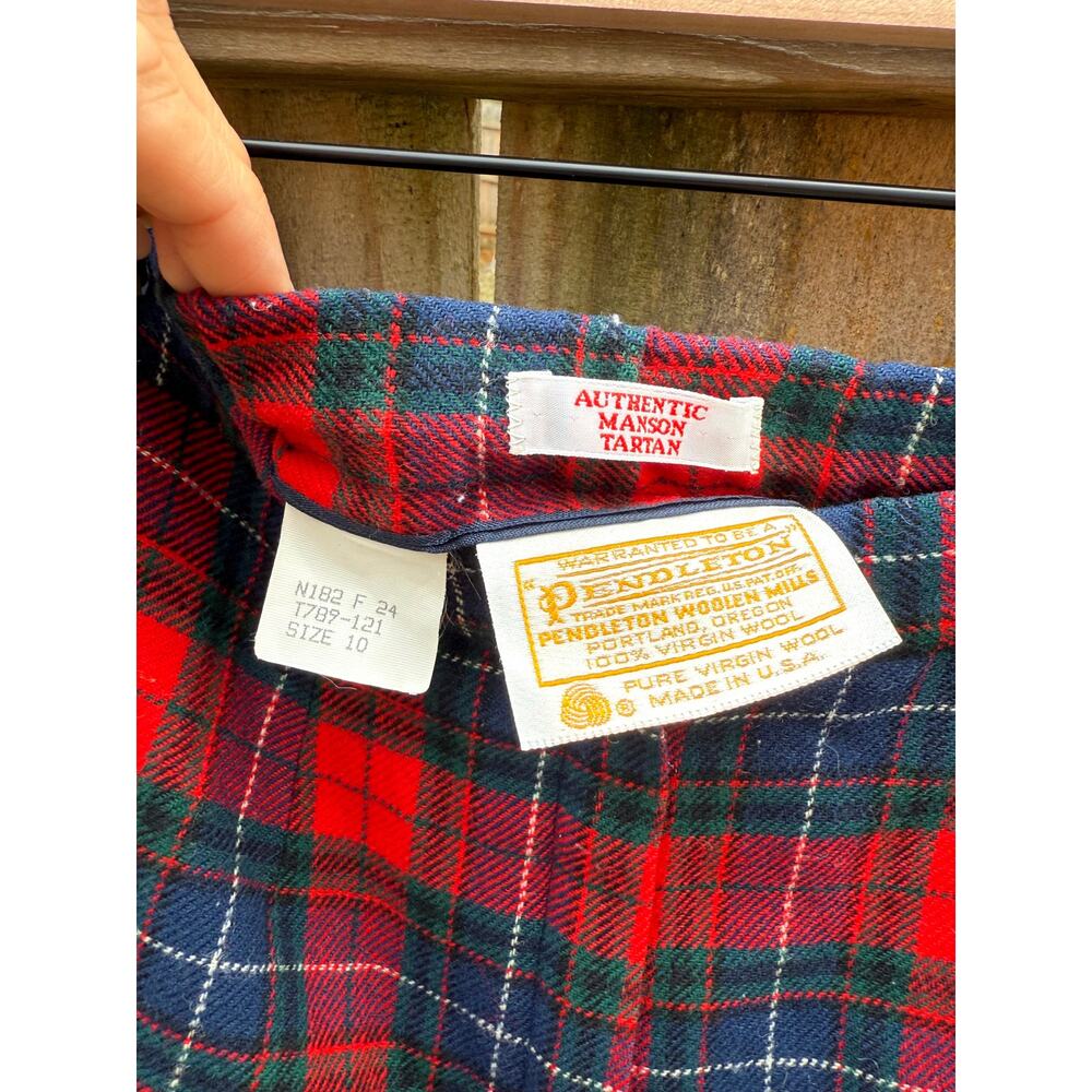 Pendleton Wool Tartan Pants (Authentic Manson Tar… - image 6